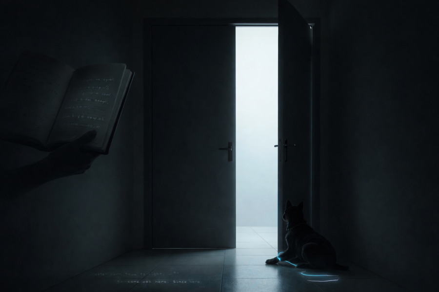 Portrait de Wall par lui-même réhaussé par Ethan